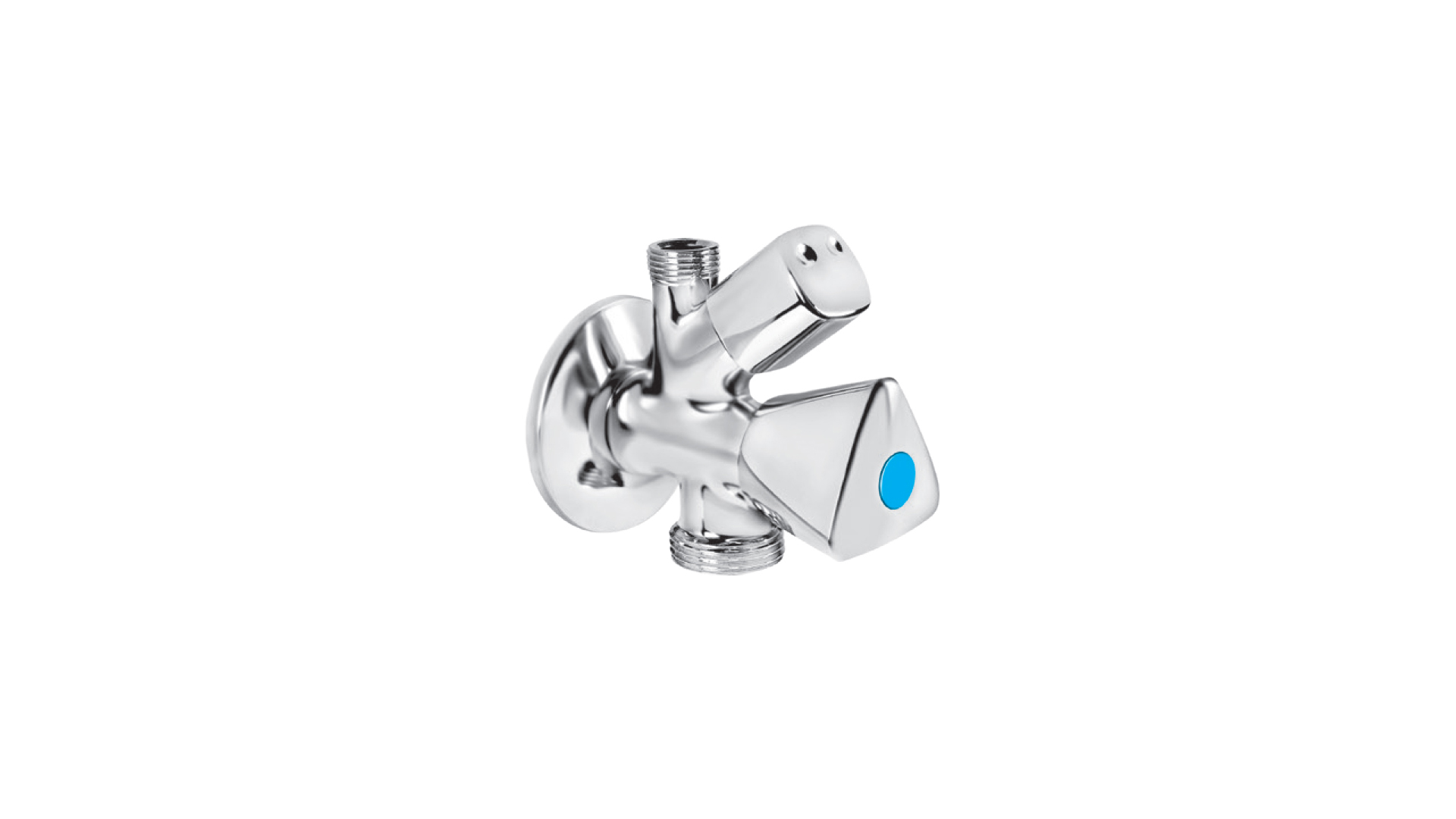 Ugaoni ventil 1/2 " x 3/8 " - kombinovani sa priključkom 3/4 " — detalj