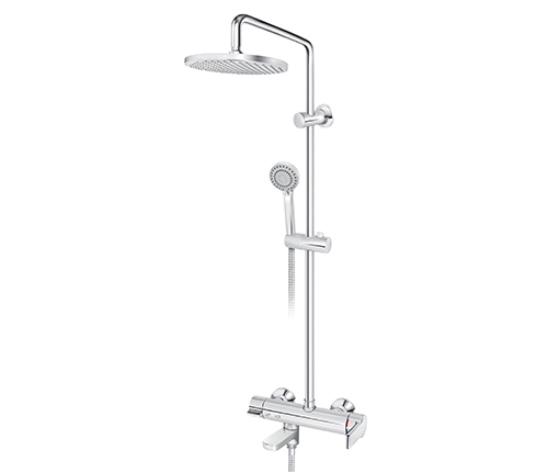 Baterija za tuš kadu sa usponskim tušem D. 220 mm i izlivom