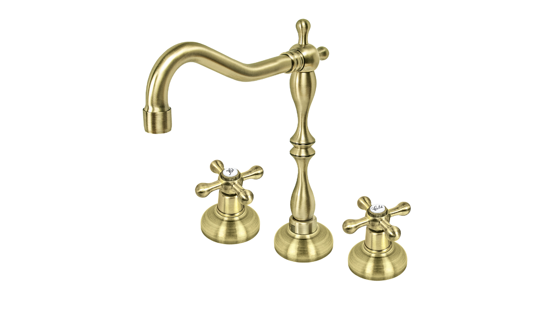 Baterija za lavabo - 3 otvora — detalj