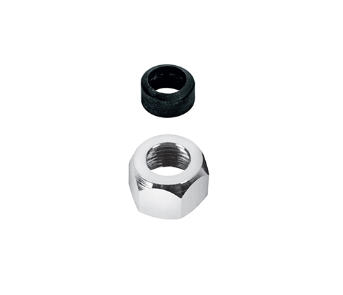 Navrtka 3/8" sa zaptivačem - hromirana ø 10mm