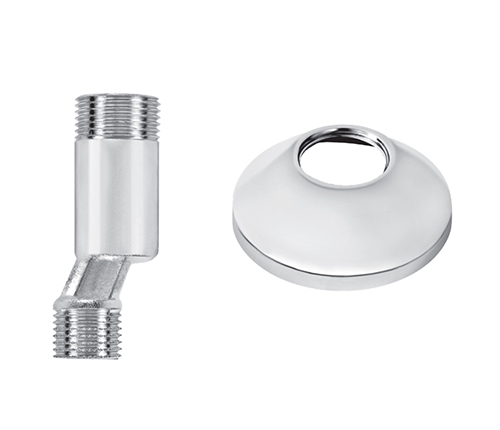 Ekscentar koleno 1/2"x3/4", L. 80 mm sa kliznom rozetom