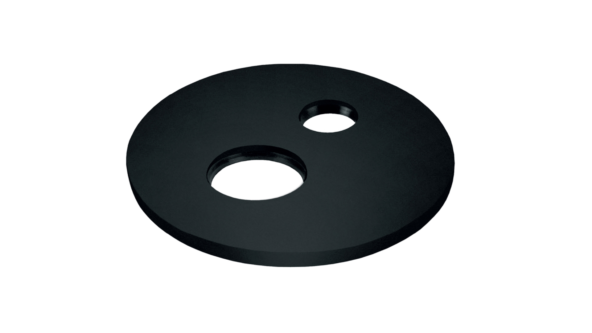 Rozeta za uzidnu bateriju sa prebacivačem D.153mm - BLACK — detalj