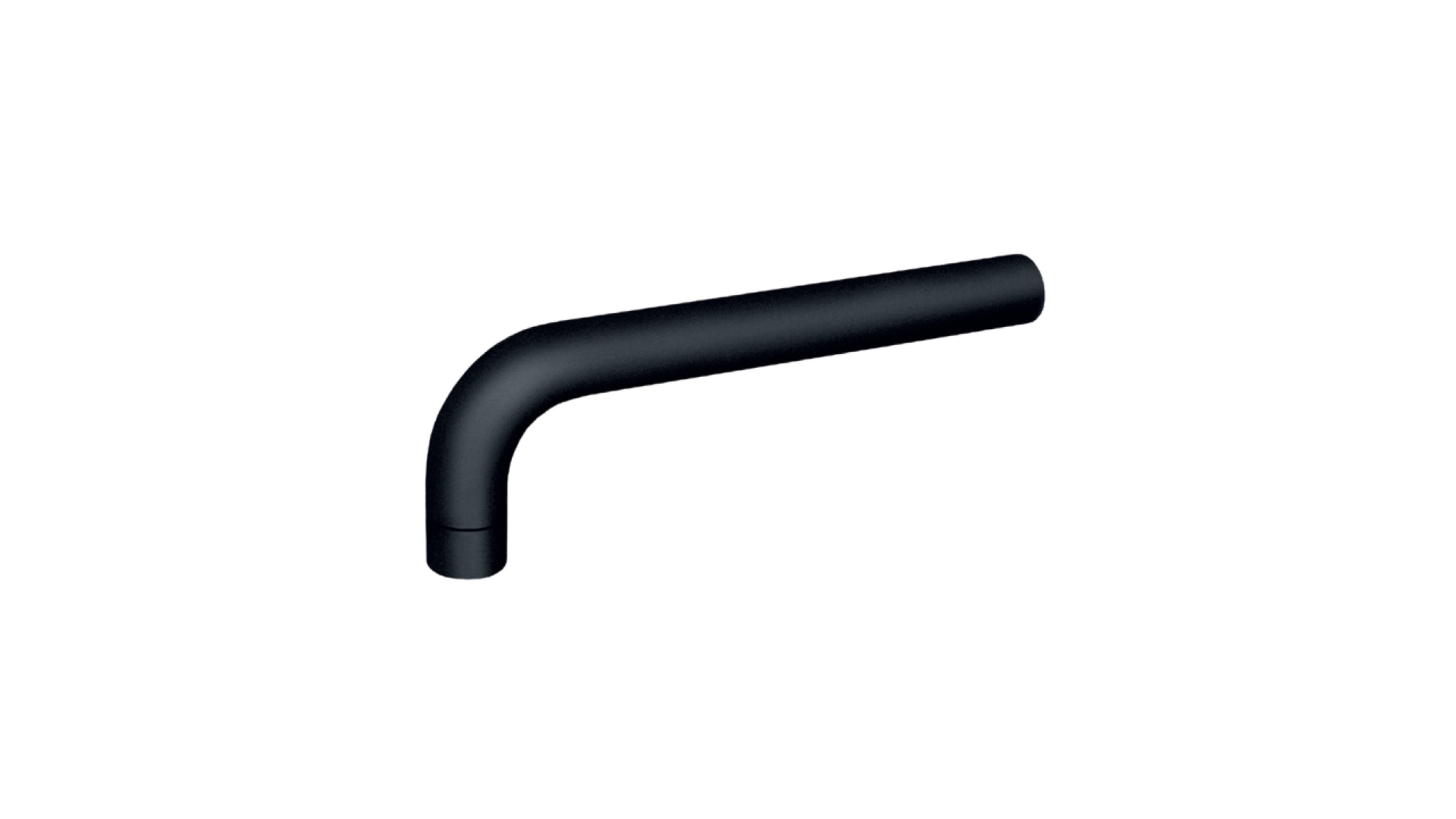 Izliv sa rozetom sa perlatorom duž. 230 mm - BLACK — detalj