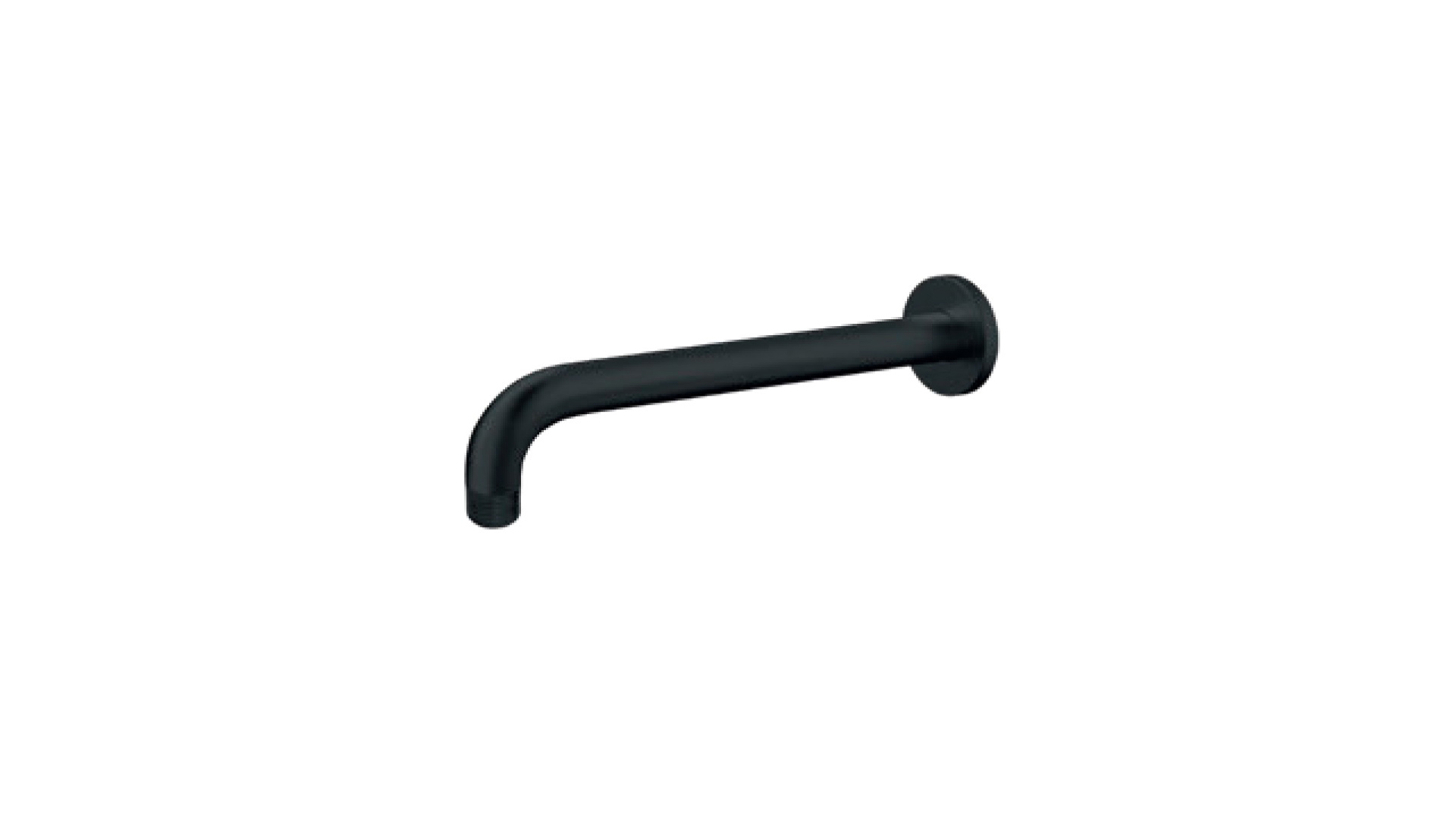 Konzola uzidnog tuša 400mm - BLACK — detalj