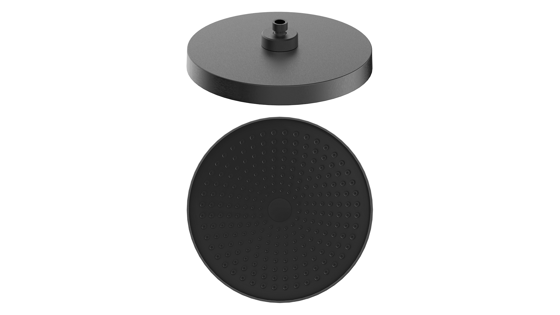 Tuš ruža 1/2"- Gee GUN METAL - D.300mm *6lit/min — detalj