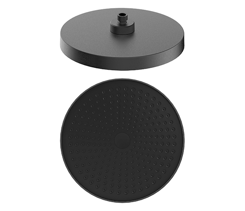 Tuš ruža 1/2"- Gee GUN METAL - D.300mm *6lit/min