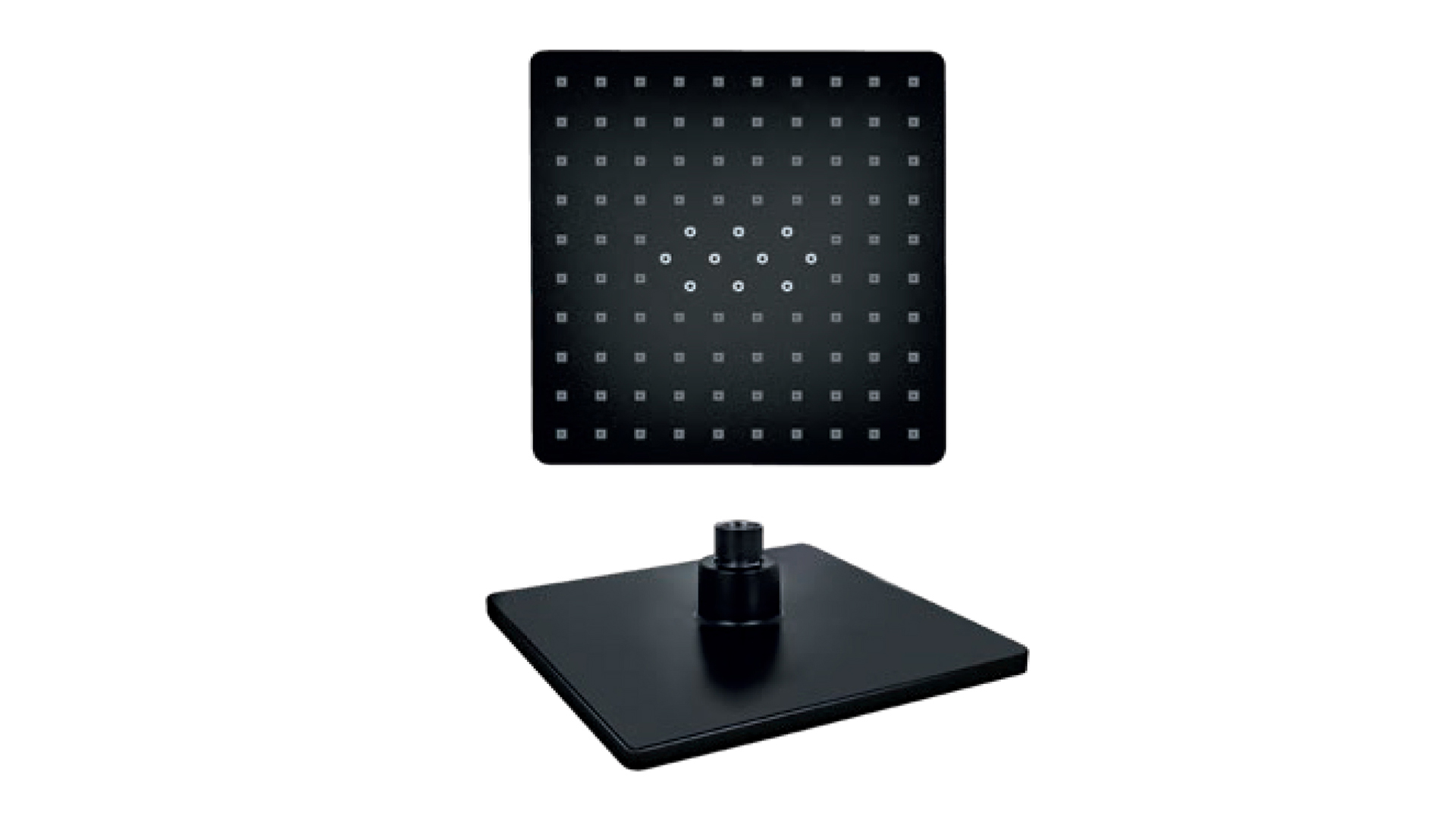 Tuš ruža 1/2"- S.2 BLACK - 210 x 210mm - *9lit/min — detalj