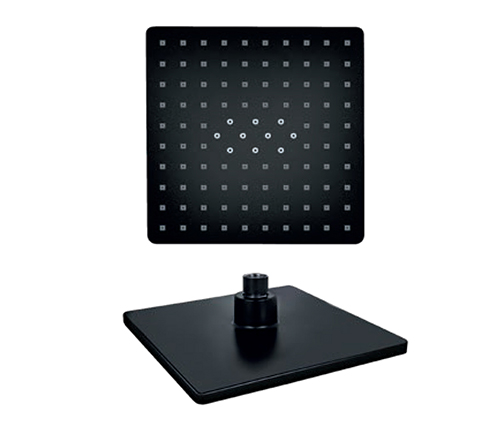 Tuš ruža 1/2"- S.2 BLACK - 210 x 210mm - *9lit/min