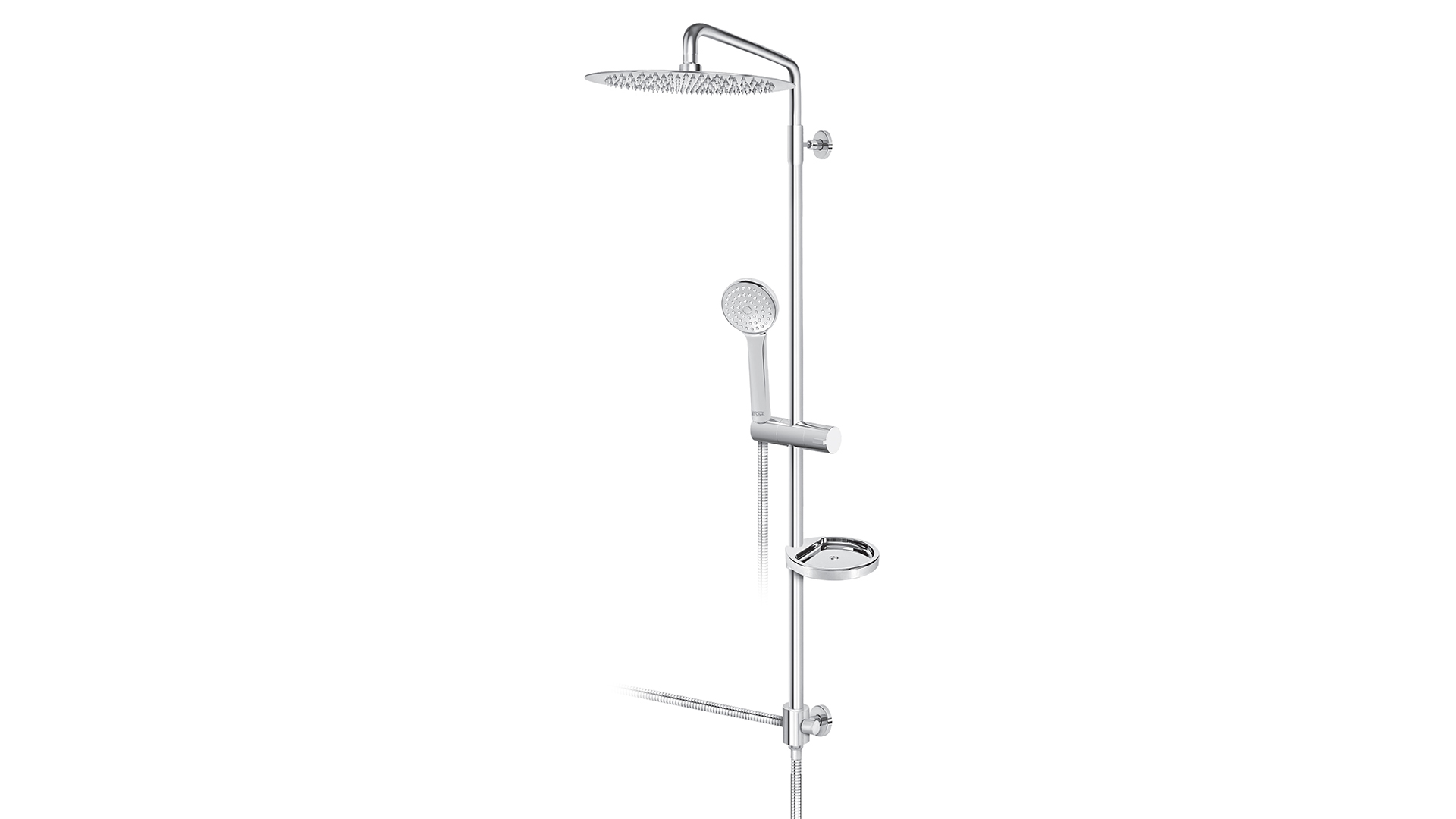 Konzola tuša - komplet STOLZ - Inox D.300mm — detalj
