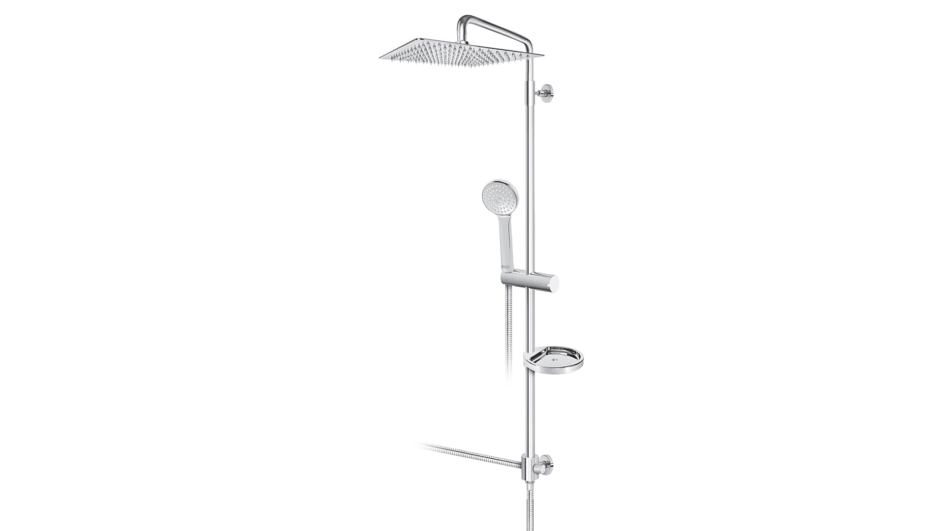 Konzola tuša - komplet STOLZ - Inox 300 x 300mm — detalj